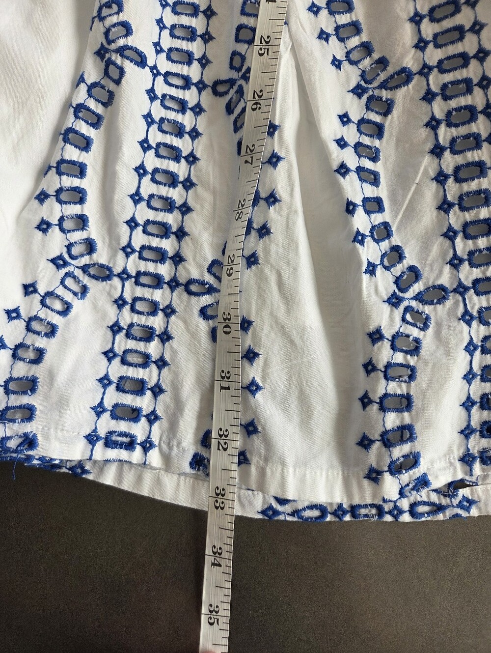 Avec Les Filles Cotton Eyelet Fit & Flare Mini Dress Size 8 NWT - Picture 13 of 13